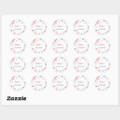 Sticker Rond Candyland Candy Party (Feuille)