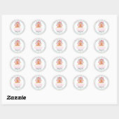 Sticker Rond Candyland Sweet Celebration Anniversaire de enfant (Feuille)