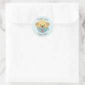 Sticker Rond Caniche (Sac)