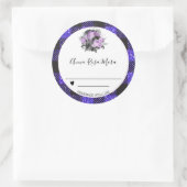 Sticker Rond *~* Canning AP30 Grape Buffalo En vichy fait maiso (Sac)