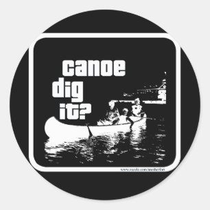 Sticker Rond Canoë Le Creuser ?