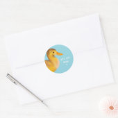 Sticker Rond Canotage Avec Amour Favoriser (Enveloppe)