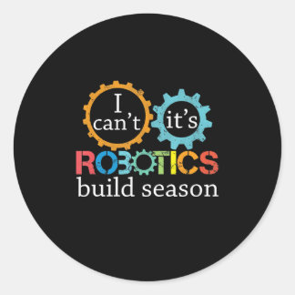 Sticker Rond Cant Sa Robotique Construire Saison Cadeau Robotiq