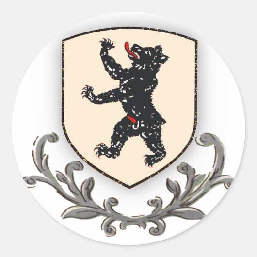 Sticker Rond Canton d'Appenzell (Devant)