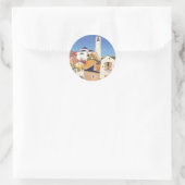 Sticker Rond Canton de Tessin vintage Suisse (Sac)