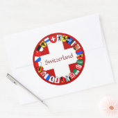 Sticker Rond Cantons suisses (Enveloppe)
