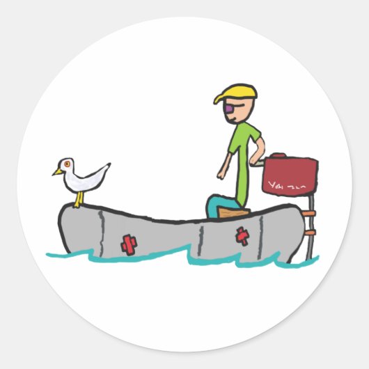 Sticker Rond Caoutchouc gonflable (Devant)