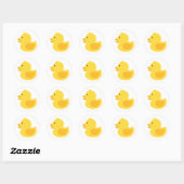 Sticker Rond Caoutchouc jaune (Feuille)