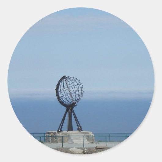 Sticker Rond Cap du Nord (Devant)