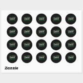 Sticker Rond Capacités supérieures aux déficiences Différentes (Feuille)