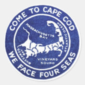 Sticker Rond Cape Cod 1910 (Devant)