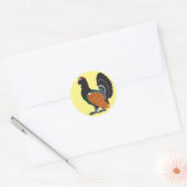 Sticker Rond capercaillie (Enveloppe)