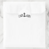 STICKER ROND CAPITAINE (Sac)