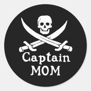 Sticker Rond Capitaine