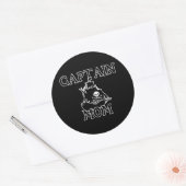 Sticker Rond Capitaine (Enveloppe)