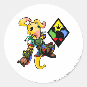 Sticker Rond Capitaine 1 d'équipe d'île de Roo