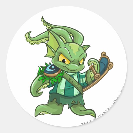 Sticker Rond Capitaine 2 de l'équipe Maraqua (Devant)