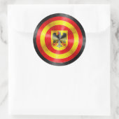Sticker Rond Capitaine Allemagne Hero Shield (Sac)