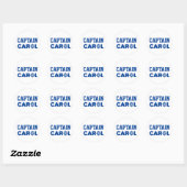 Sticker Rond Capitaine Carol (Feuille)