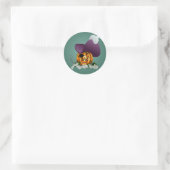 Sticker Rond CAPITAINE CITROUILLE HOOK par SHARON SHARPE (Sac)