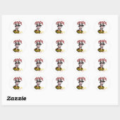 Sticker Rond Capitaine Golus (Feuille)