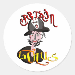 Sticker Rond Capitaine Golus