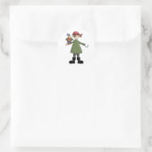 Sticker Rond Capitaine Hook (Sac)