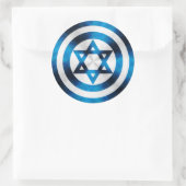 Sticker Rond Capitaine Israel Hero Shield (Sac)