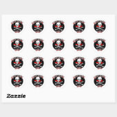 Sticker Rond Capitaine Papa (Cutlass) (Feuille)