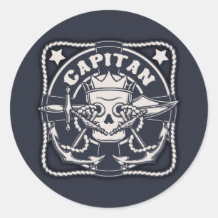Sticker Rond Capitan