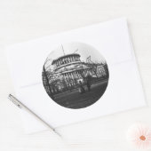 Sticker Rond Capitol Building à Washington D.C. (Enveloppe)