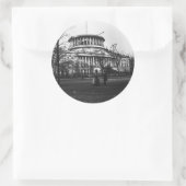 Sticker Rond Capitol Building à Washington D.C. (Sac)