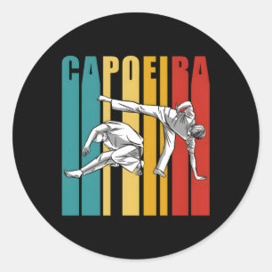 Sticker Rond Capoeira Training Mial Brésil Hobby brésilien