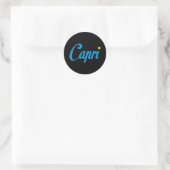 Sticker Rond CAPRI Italie (Sac)