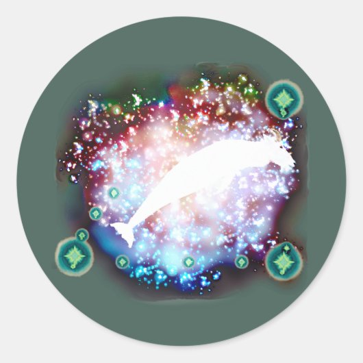 Sticker Rond Capricorne (Devant)