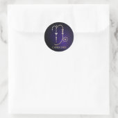 Sticker Rond Capricorne (Sac)