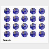 Sticker Rond Capt Kevin (Feuille)