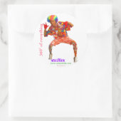 Sticker Rond Capteur360x 360° Clown (Sac)