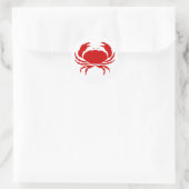 Sticker Rond Capteur de crabe (Sac)