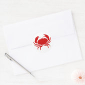 Sticker Rond Capteur de crabe (Enveloppe)