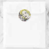 Sticker Rond Capteurs de bande dessinée Supergirl 1 (Sac)