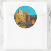 Sticker Rond Capture de macro de cartouche - (Sac)