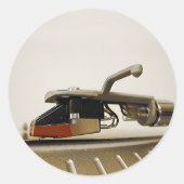 Sticker Rond Capture de macro de cartouche - (Devant)