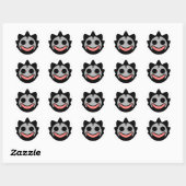 Sticker Rond Capture d'écran de Denka Slappy Baby (Feuille)