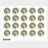 Sticker Rond Capture d'écran Golden Retriever 1 (Feuille)