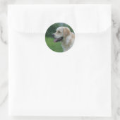 Sticker Rond Capture d'écran Golden Retriever 2 2 (Sac)