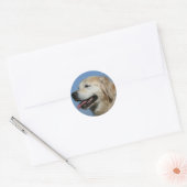 Sticker Rond Capture d'écran Golden Retriever 4 (Enveloppe)