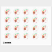 Sticker Rond Capy capy anniversaire capybara (Feuille)