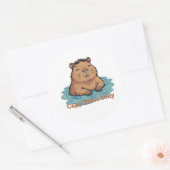 Sticker Rond Capy Vibes uniquement (Enveloppe)