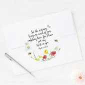 Sticker Rond Car j'ai mis ma confiance en toi (Enveloppe)